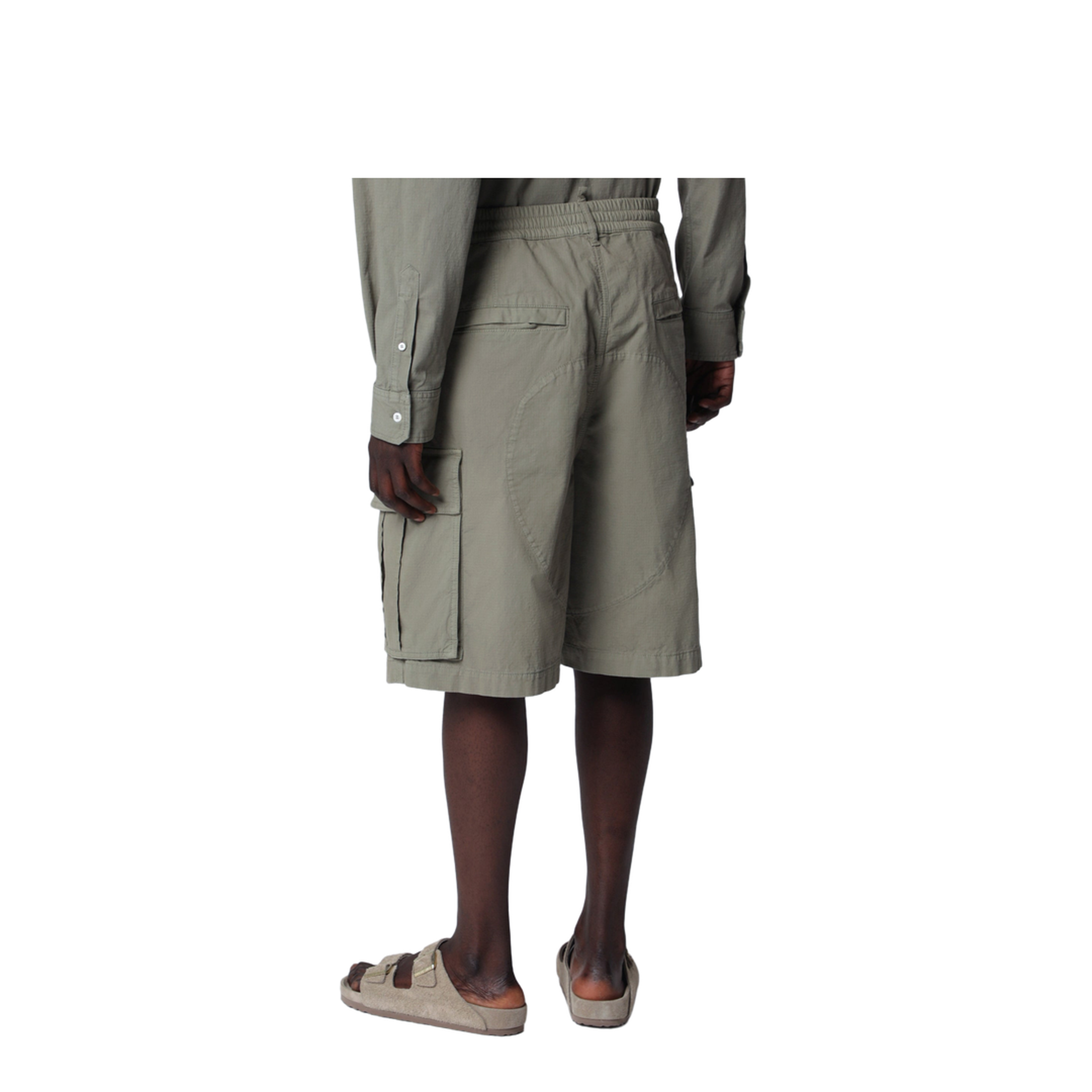 MAYFEYR - Dsquared2 - Cargo Ripstop Cotton Cargo Shorts In Oak - S71MU0881D35058734