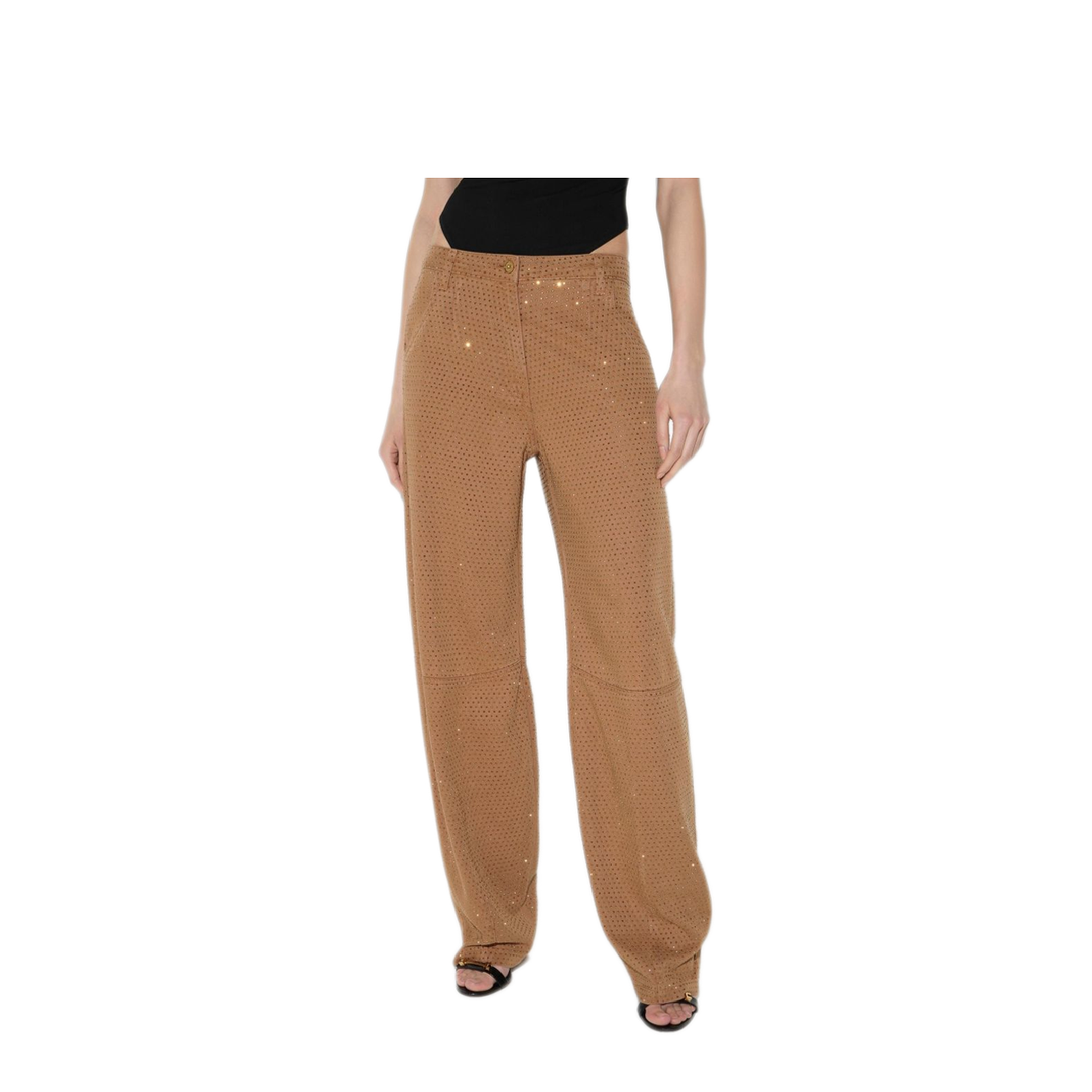 MAYFEYR - Elisabetta Franchi - Trousers Brown - PJ16D66E2AI6