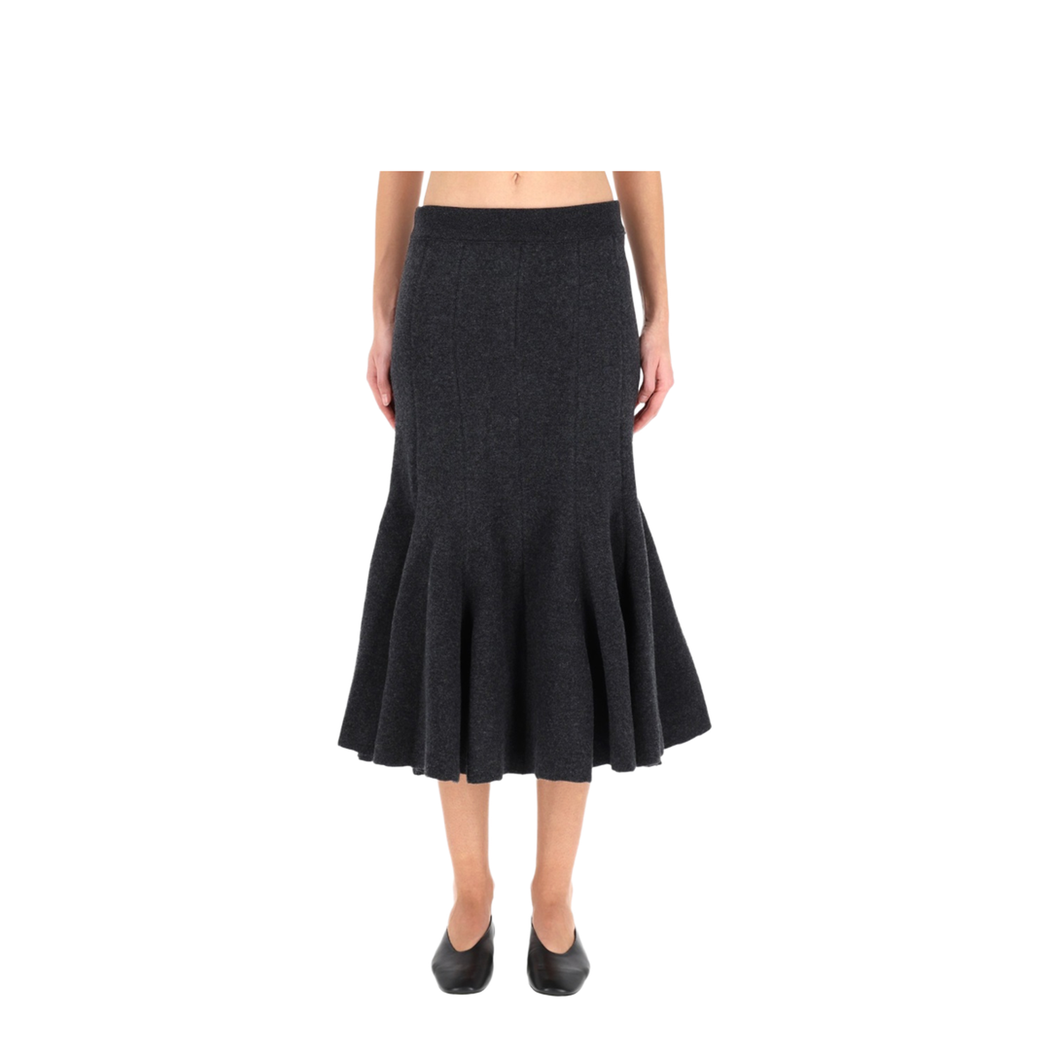 Cashmere Midi Skirt