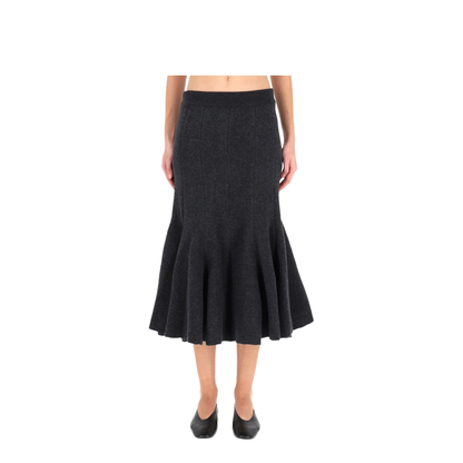 Cashmere Midi Skirt