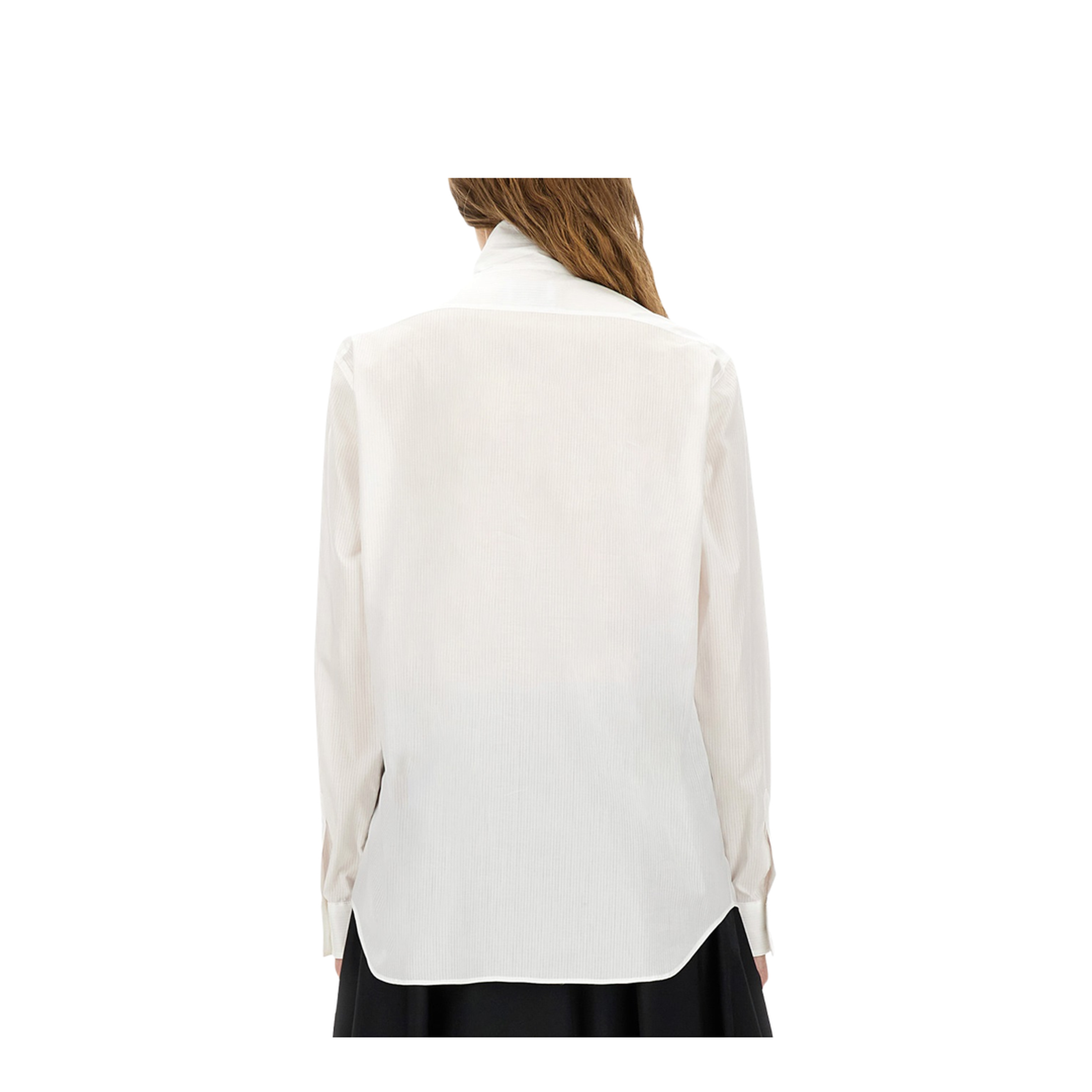 Cotton Poplin Jacquard Shirt