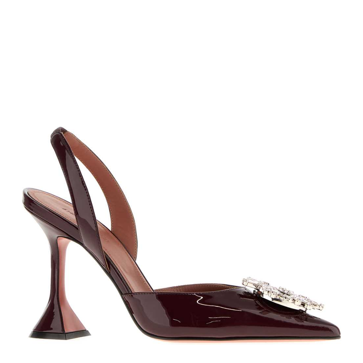 MAYFEYR - Amina Muaddi - Begum Sling 95 Pumps - BEGUMSLING95MERLOT