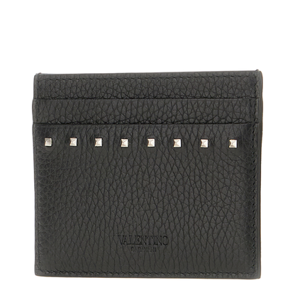 MAYFEYR - Valentino - Black Leather Card Holder - 7Y2P0AQ4PDX0NO