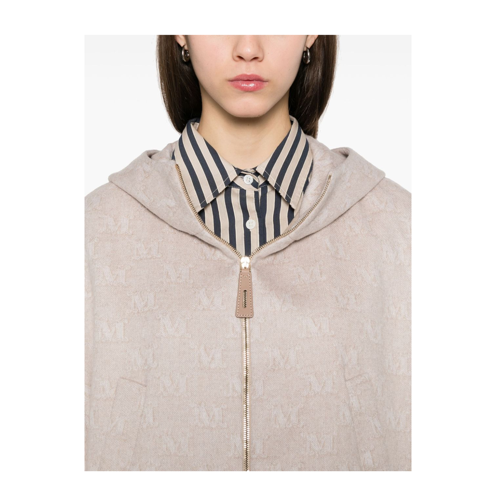 Wool Hooded Cape