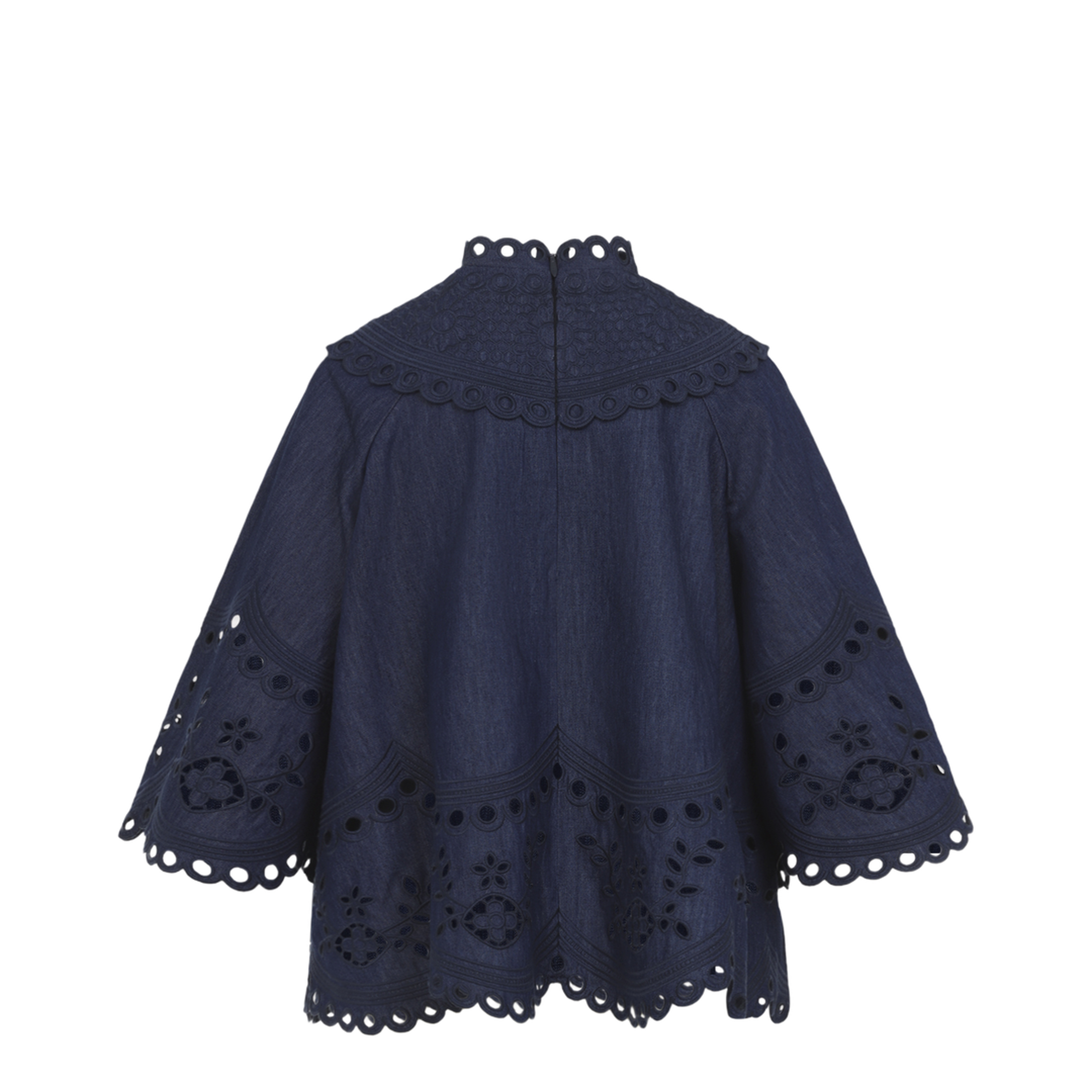 MAYFEYR - Zimmermann - Mahon Broderie Denim Top - 7282TSS263