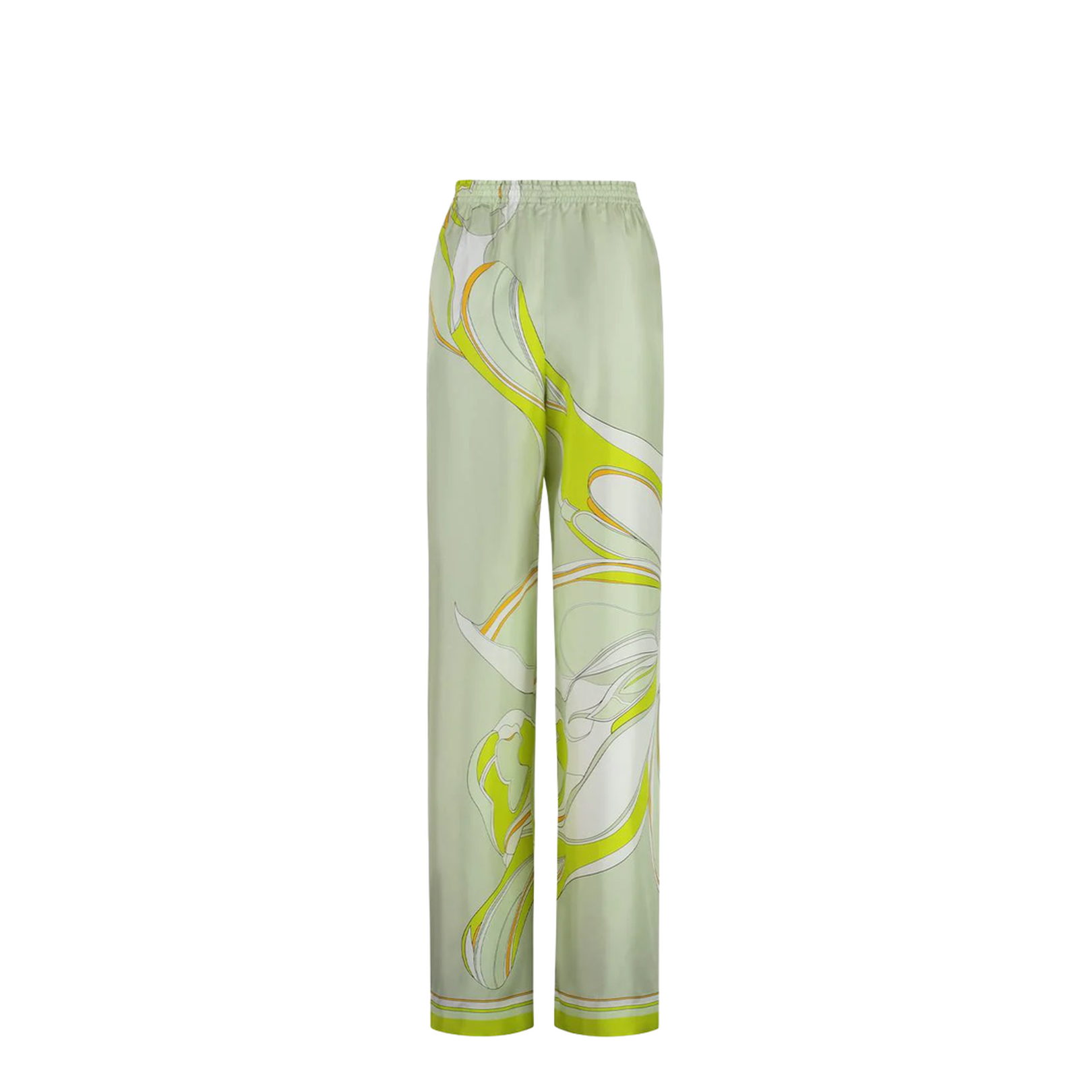Printed Silk Pants