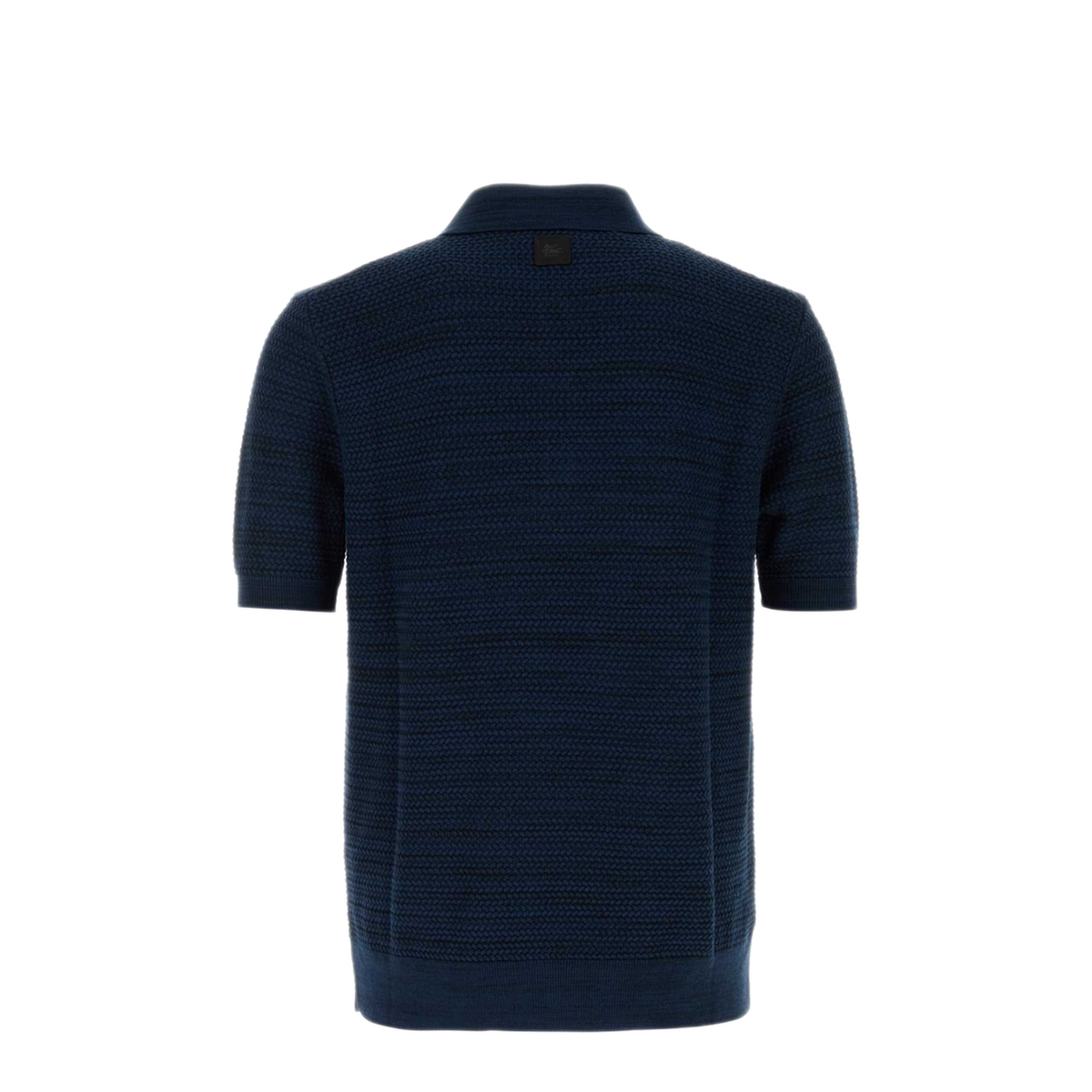 MAYFEYR - Etro - Navy Blue Cotton Polo Shirt - MRKE0005AU11JB0324