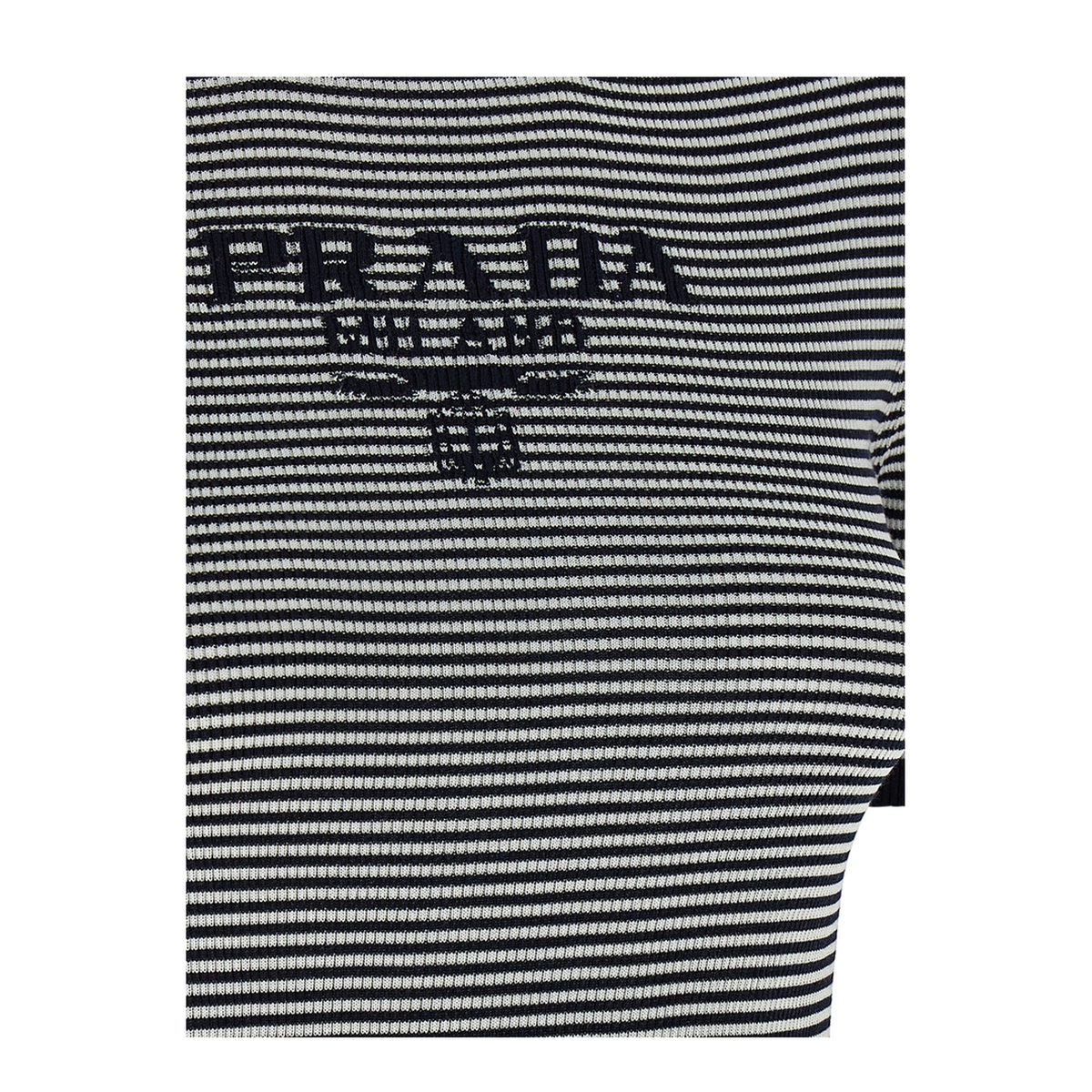 MAYFEYR - Prada - Striped Silk Crewneck Sweater With Logo - P24T1FSWMO19BVF022X