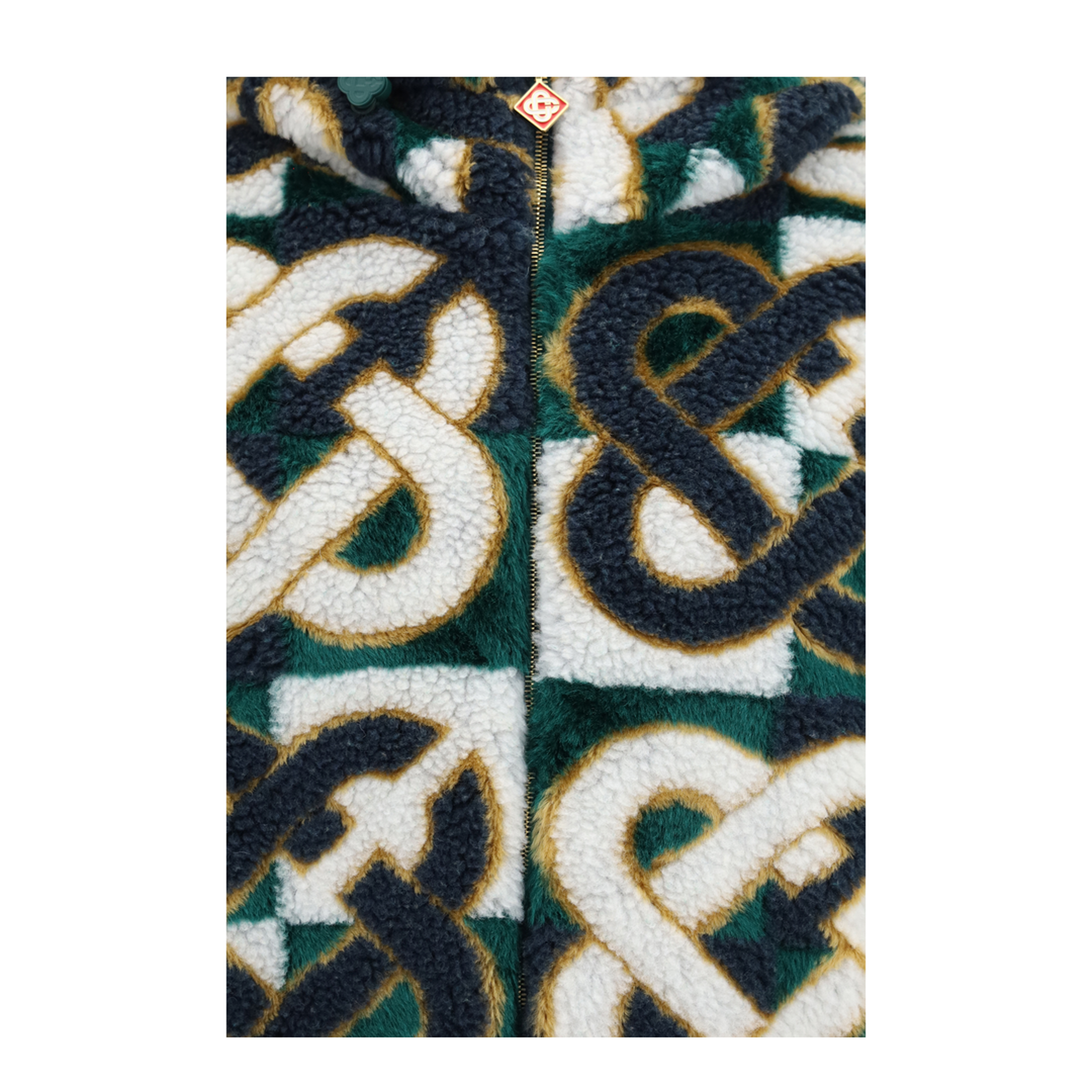 MAYFEYR - Casablanca - Monogram Fleece Hooded Jacket - MPF26JK49801MULTI