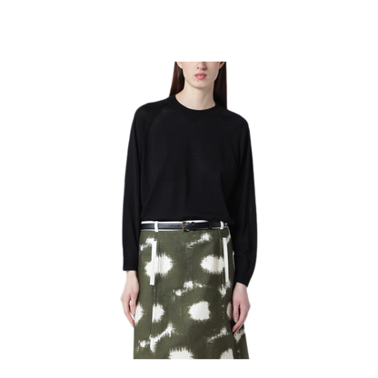 MAYFEYR - Roberto Collina - Black Wool Crewneck Sweater - 261FXA03001WO09