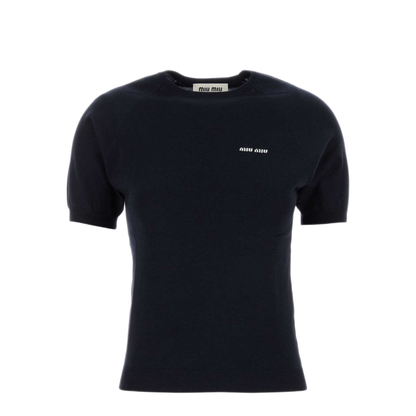 MAYFEYR - Miu Miu - Midnight Blue Wool Sweater - MMLA63SOOO16WJF0008