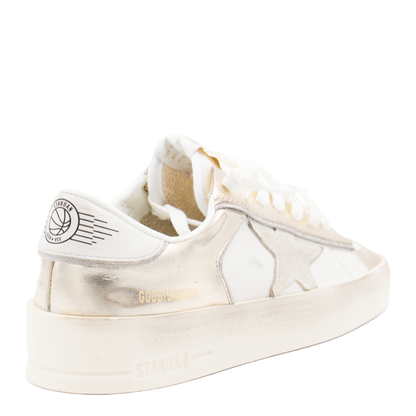 Lace-Up Flat Sneakers