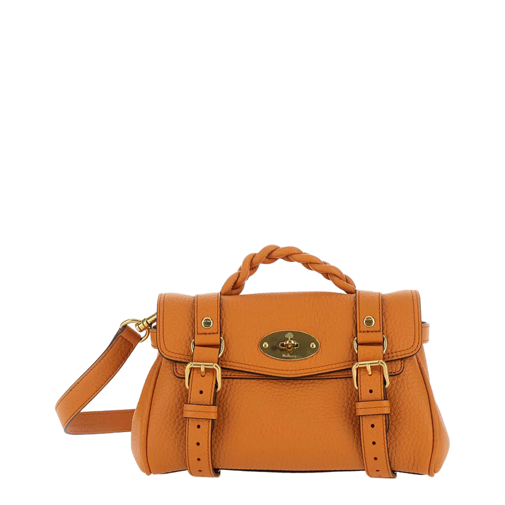 Mini Alexa Heavy Orange Crossbody Bag