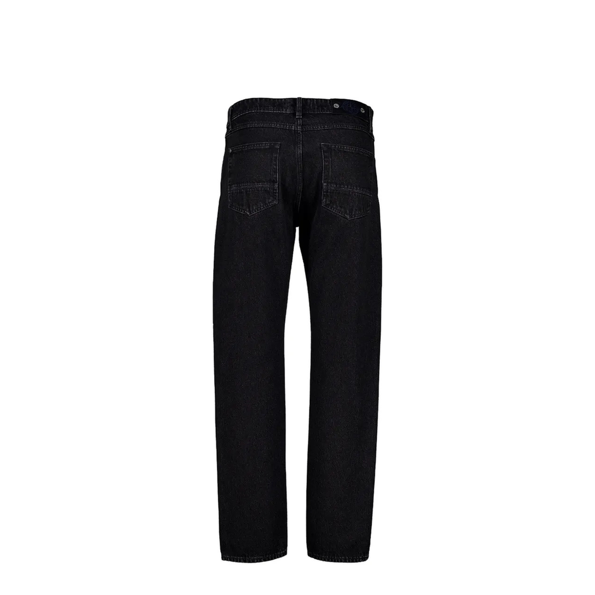 Black Denim Jeans Straight Fit