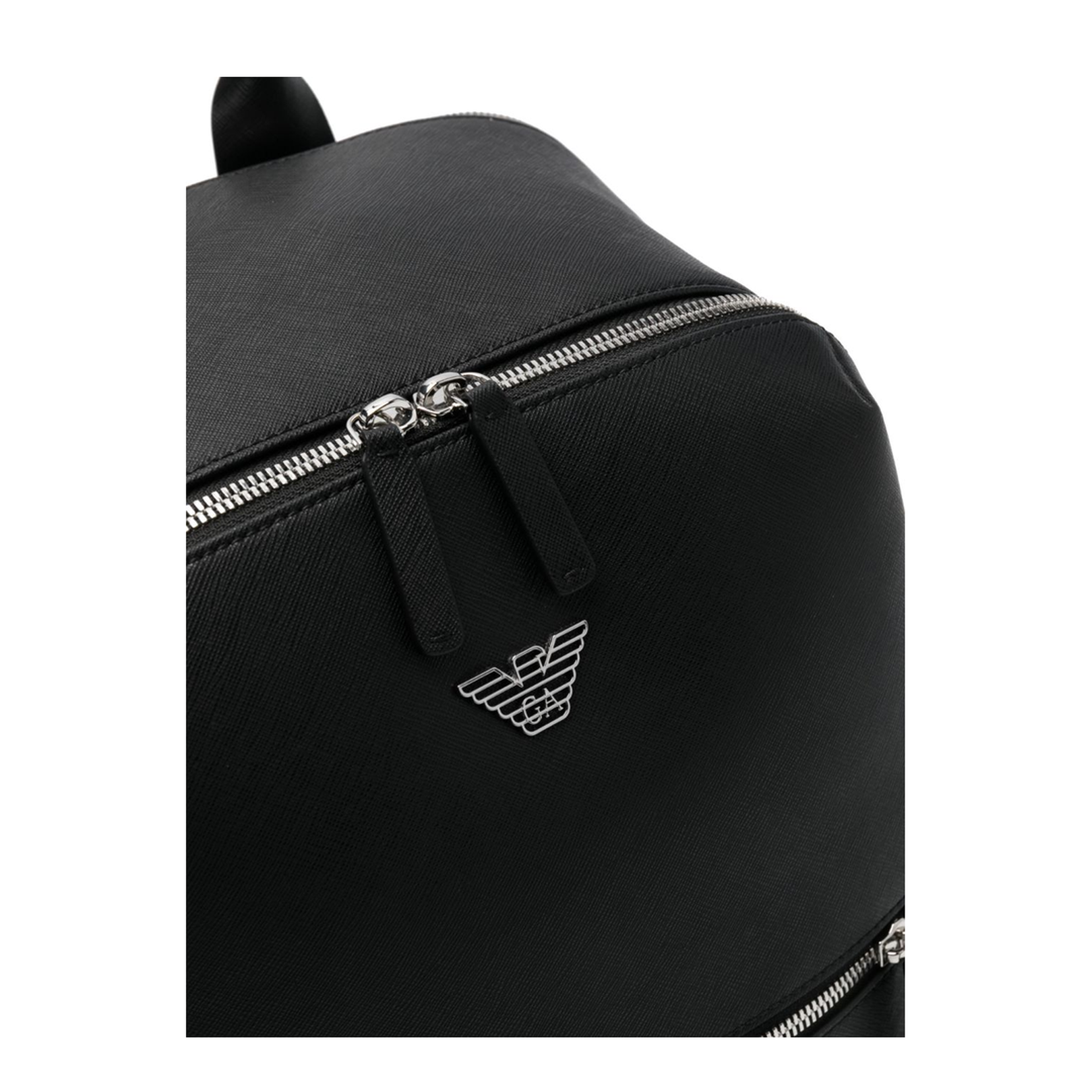 Logo-Embossed Zip-Fastening Backpack