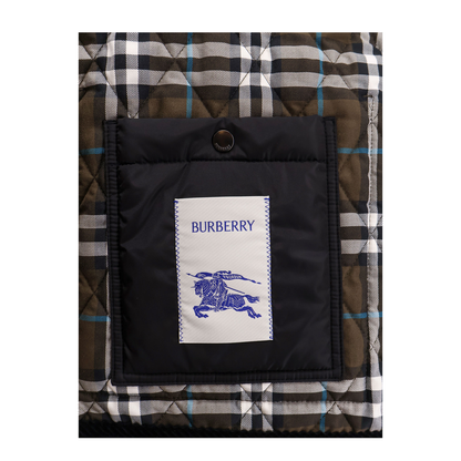 Quilted Vest with Black Diamond Quilting