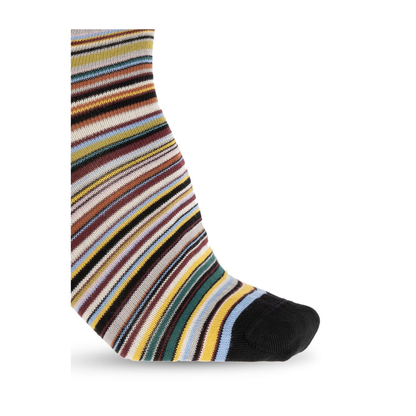 6-Pack Mixed Artist Stripe Cotton Socks