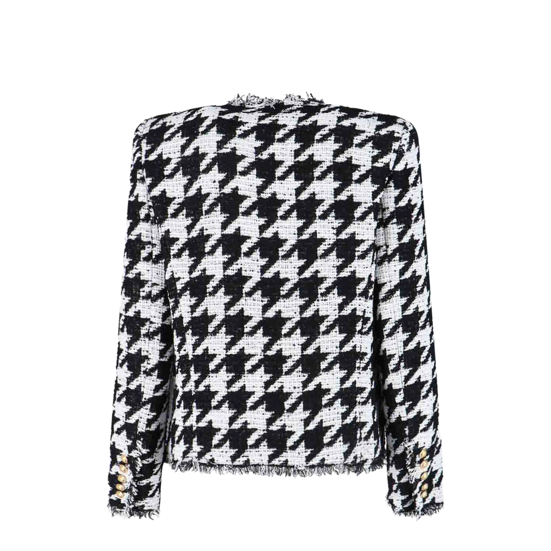 Jacket with Decorative Buttons - Black