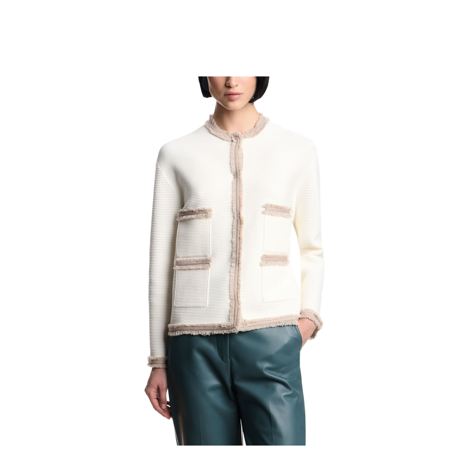 Crewneck Blazer Jacket