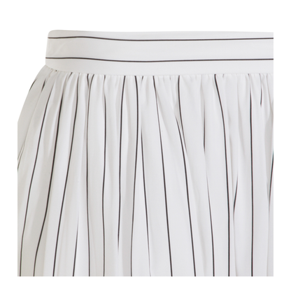 Striped Lightweight Cotton Skirt