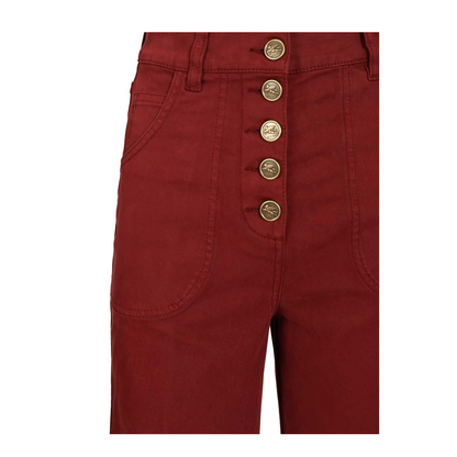 Flare Jean - Dark Red