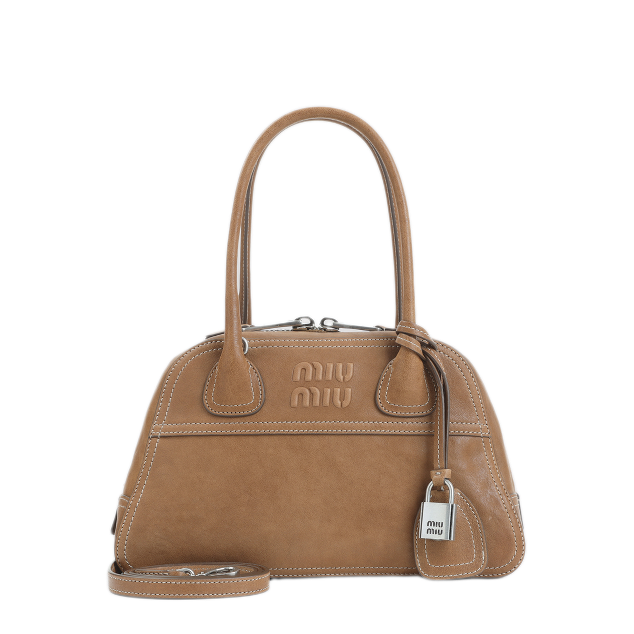 MAYFEYR - Miu Miu - Vivian Nappa Shoulder Bag - 5BB200VOOO2BBLF098L