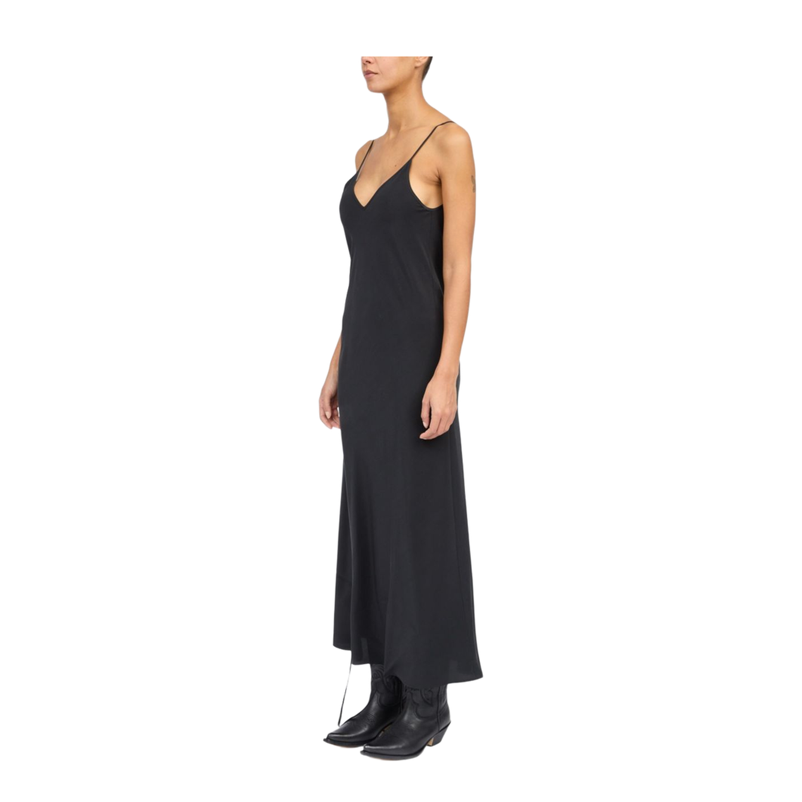 Long Silk Maxi Dress
