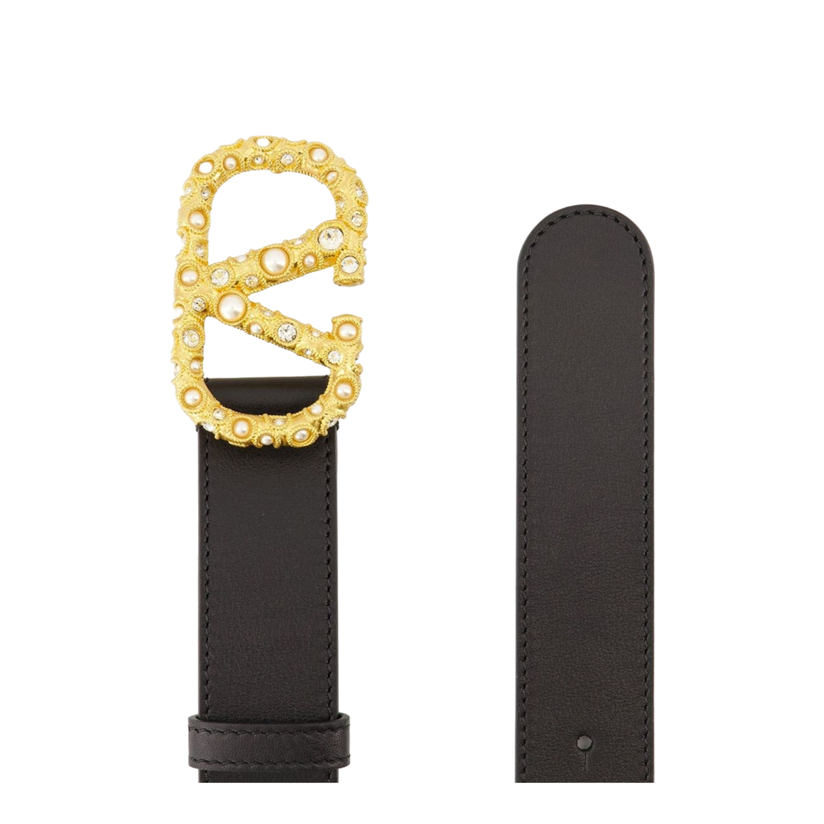 VLogo Signature Leather Belt
