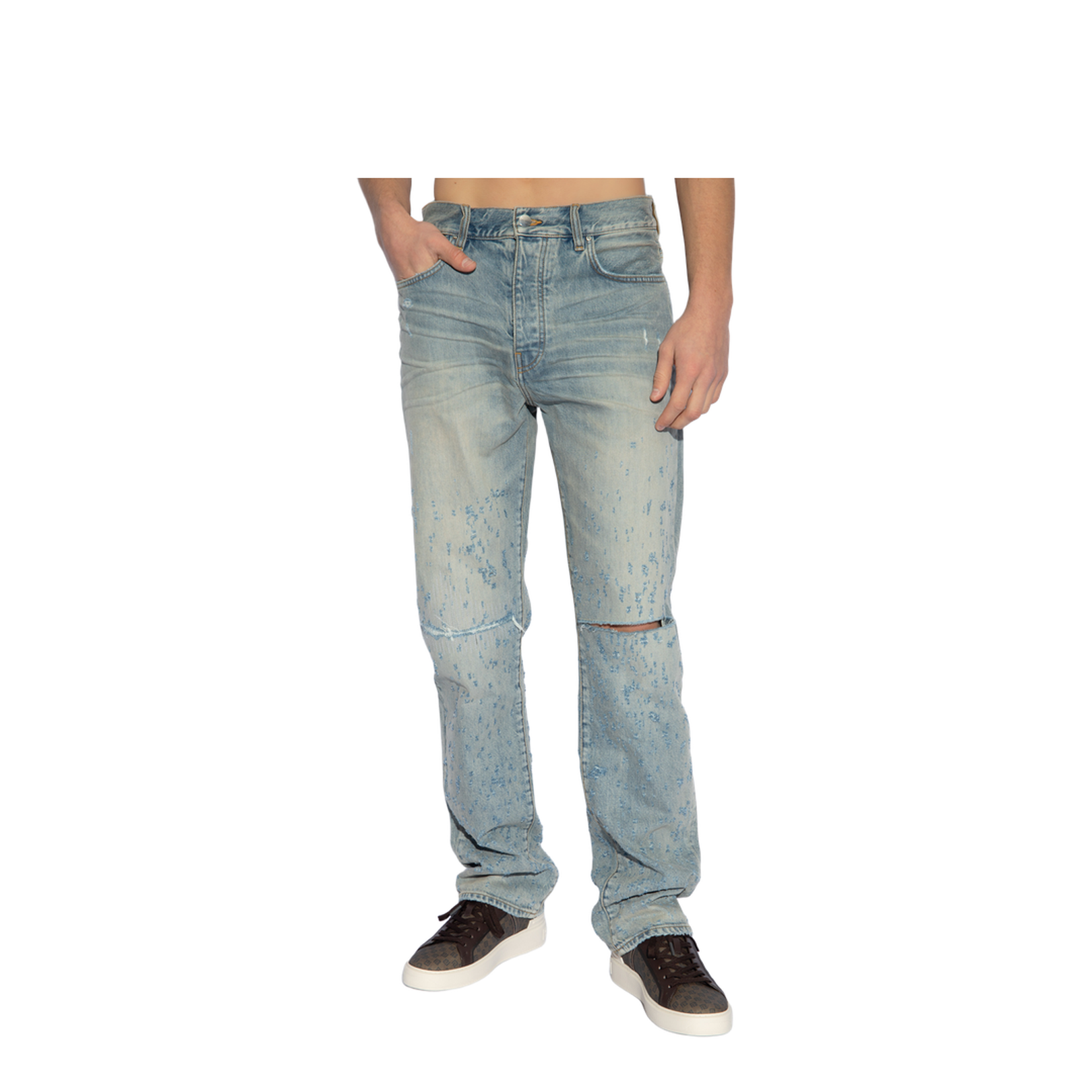 Jeans with vintage effect