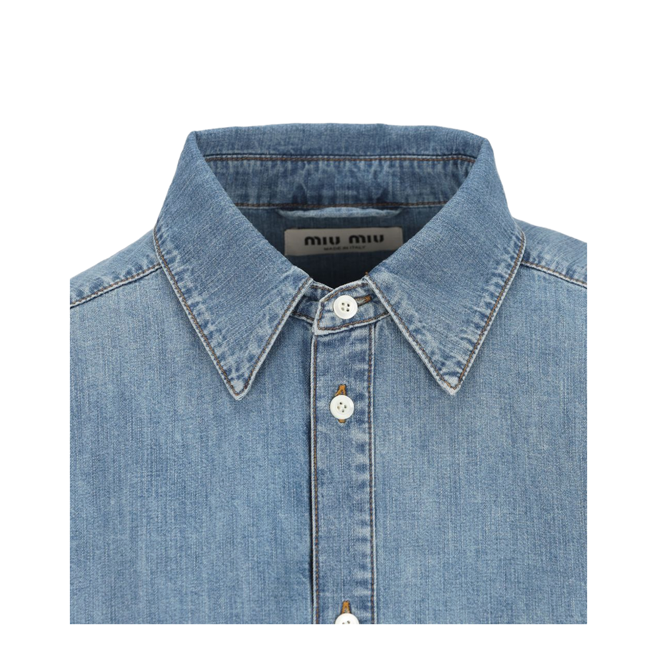 MAYFEYR - Miu Miu - Clear Blue Shirts - GWC143193KF0013