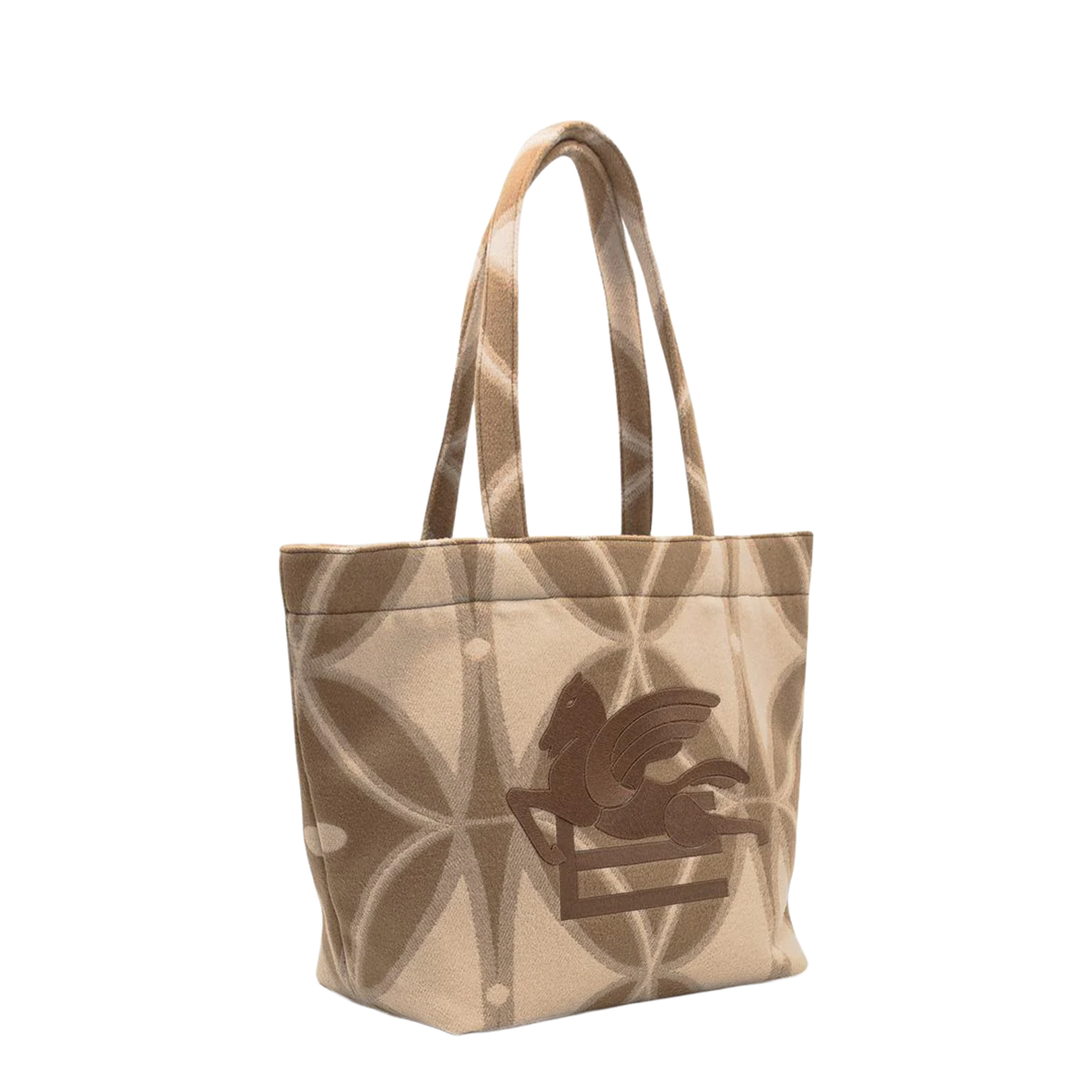 Wool Shopping Bag With Logo