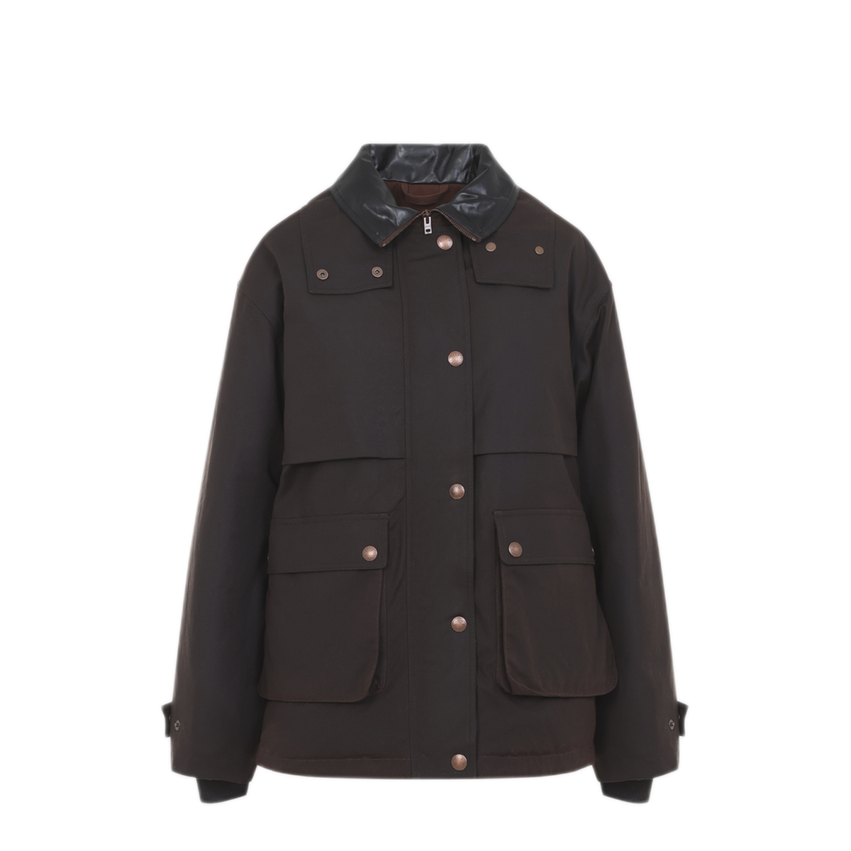 MAYFEYR - Acne Studios - Dark Brown Organic Cotton Jacket - A90737ADM