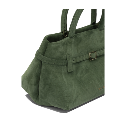 MAYFEYR - Manu Atelier - Le Cambon 35 Medium Handbag - 2026167LECAMBON25VELVETGREEN