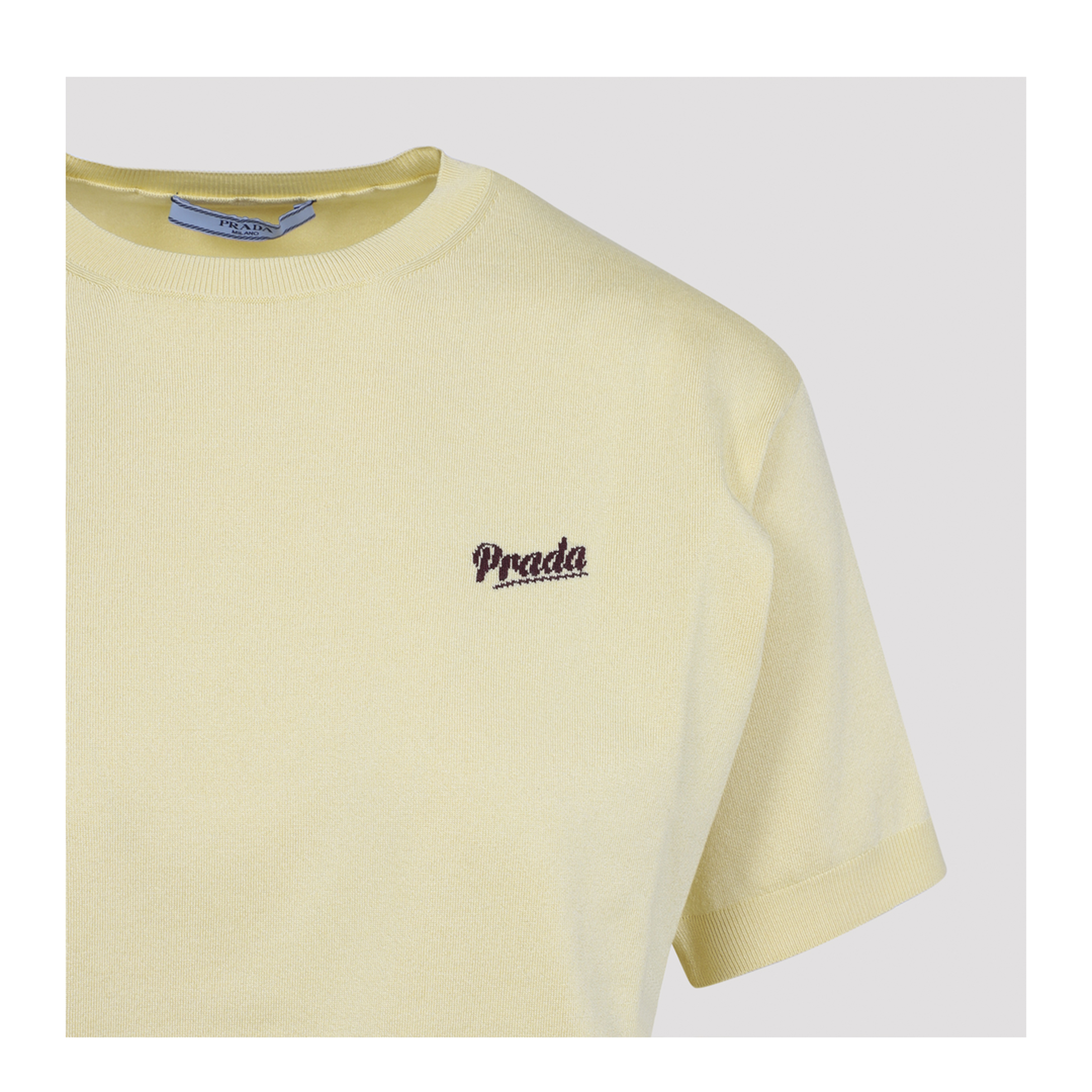 MAYFEYR - Prada - Recycled Silk T-Shirt - P24B3DSOOO19DAF05BN