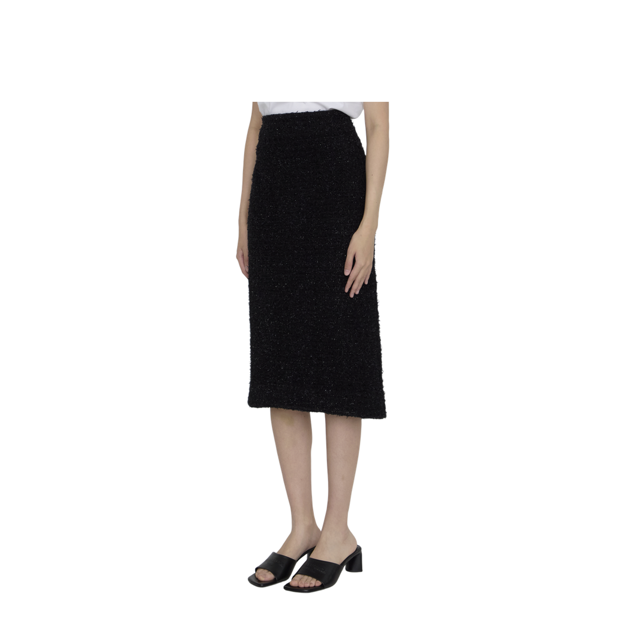 Tweed Midi Skirt