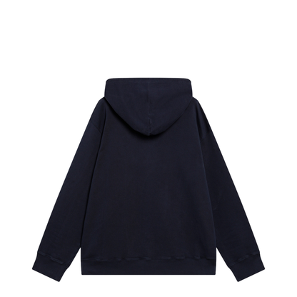 MAYFEYR - Mm6 Maison Margiela - Navy Blue Cotton Hoodie - SH0GU0048M25025524