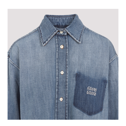 MAYFEYR - Miu Miu - Denim Shirt - GWC125SOOO17GG