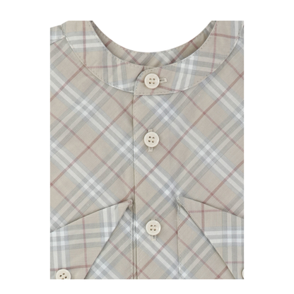 MAYFEYR - Burberry Kids - Check Cotton Playsuit - 8089277