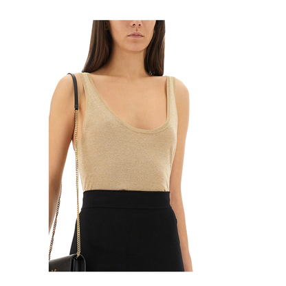 Lurex Knit Tank Top