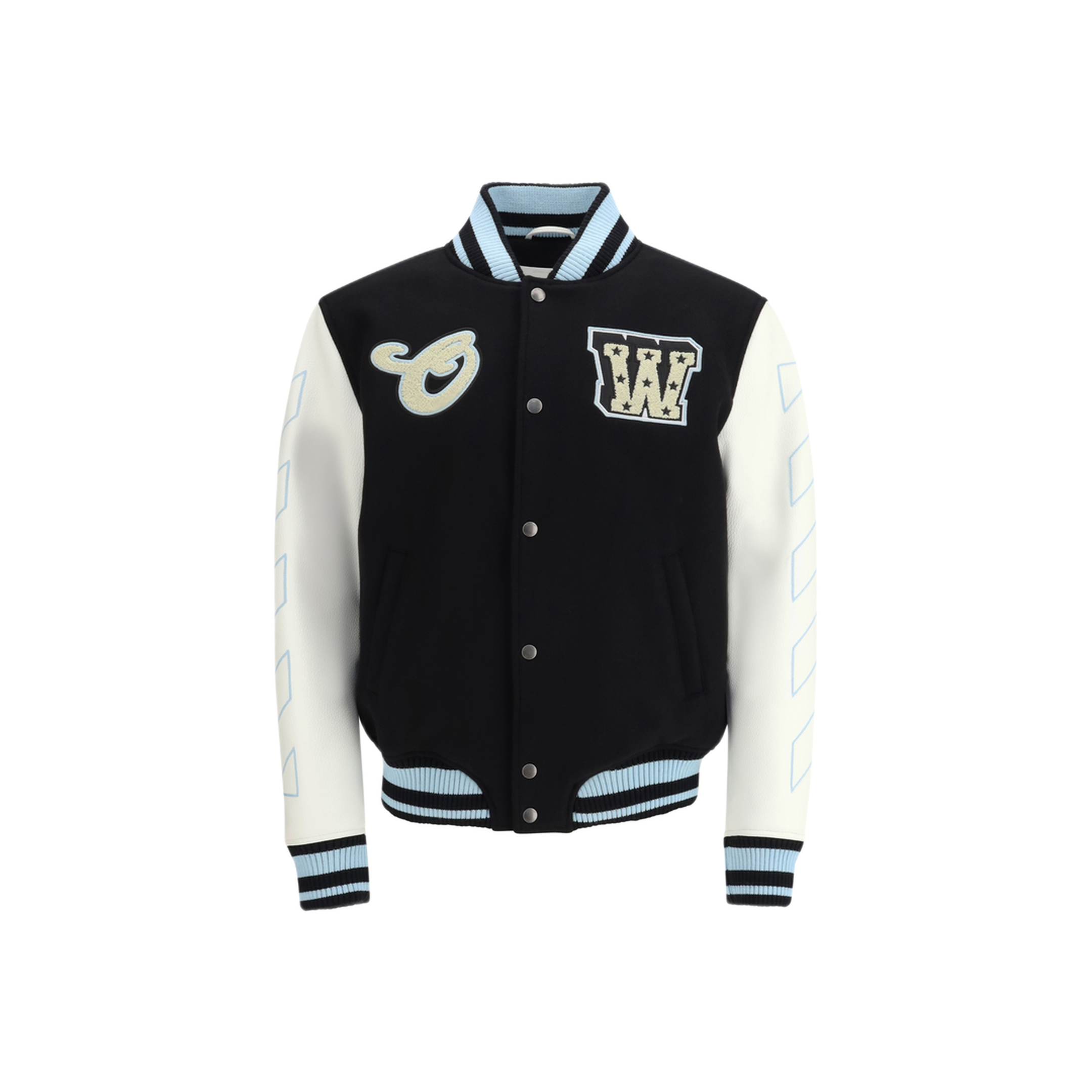 MAYFEYR - Off-White - Varsity Star Logo Jacket - 44XJA122S26L0020010001