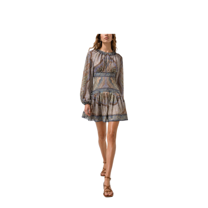 Wanderlust Cotton Silk Mini Dress