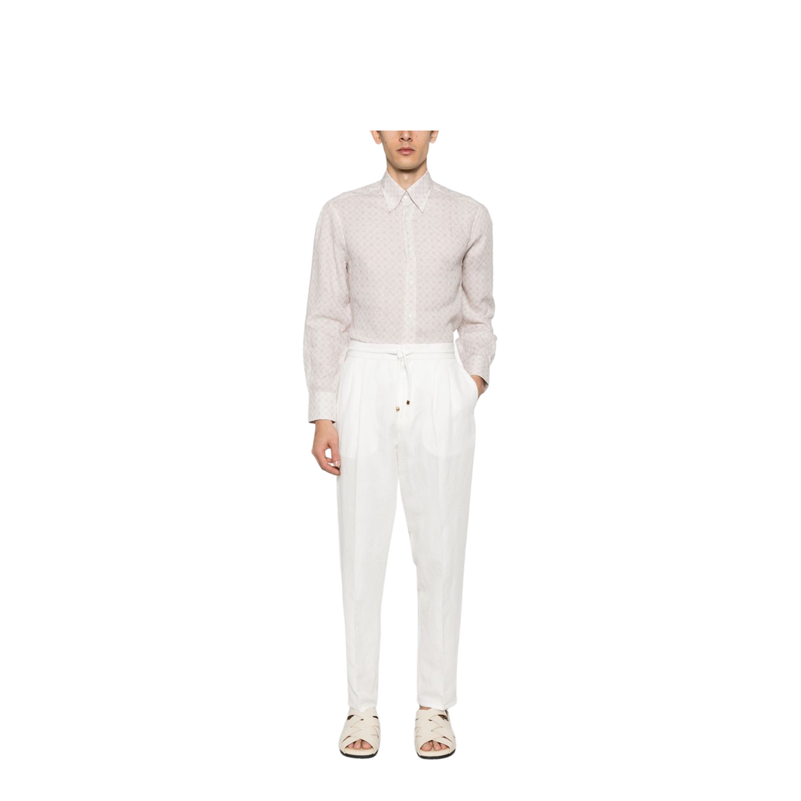 Printed Linen Shirt