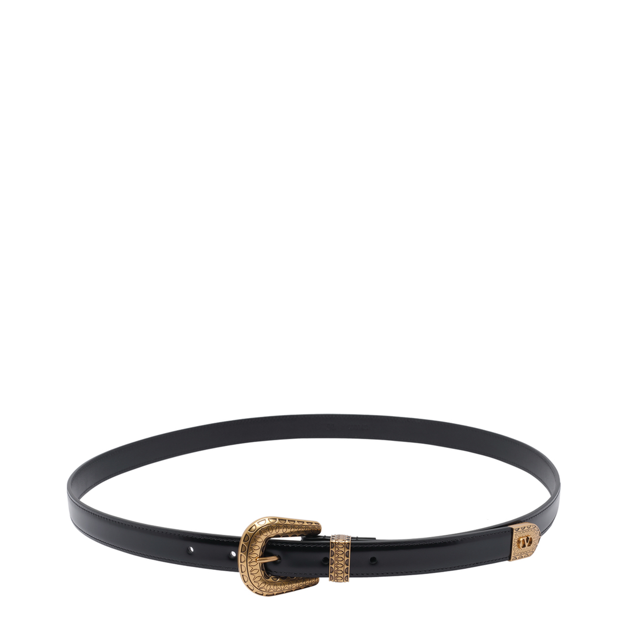 Garavani Black Vlogo Signature Belt