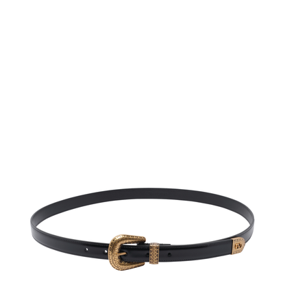 Garavani Black Vlogo Signature Belt