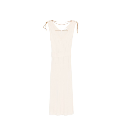 MAYFEYR - Elisabetta Franchi - Dresses White - AM18S61E2193