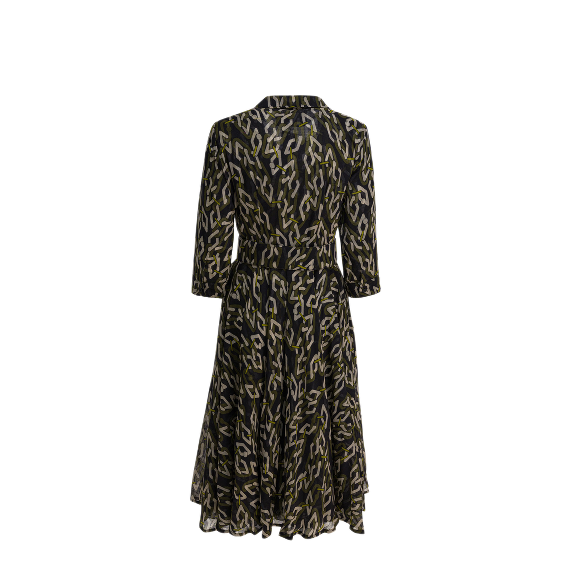MAYFEYR - Samantha Sung - Midi Dress - ASTERMULTICHAINBIGDARKBLACKOLIVEGREEN
