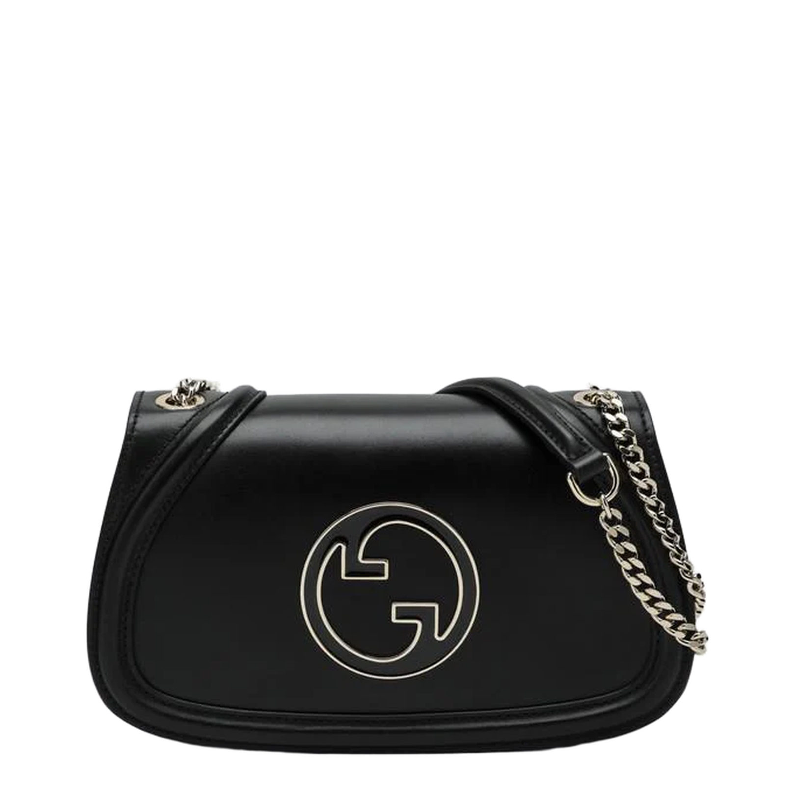Blondie Medium Shoulder Bag in Black Leather