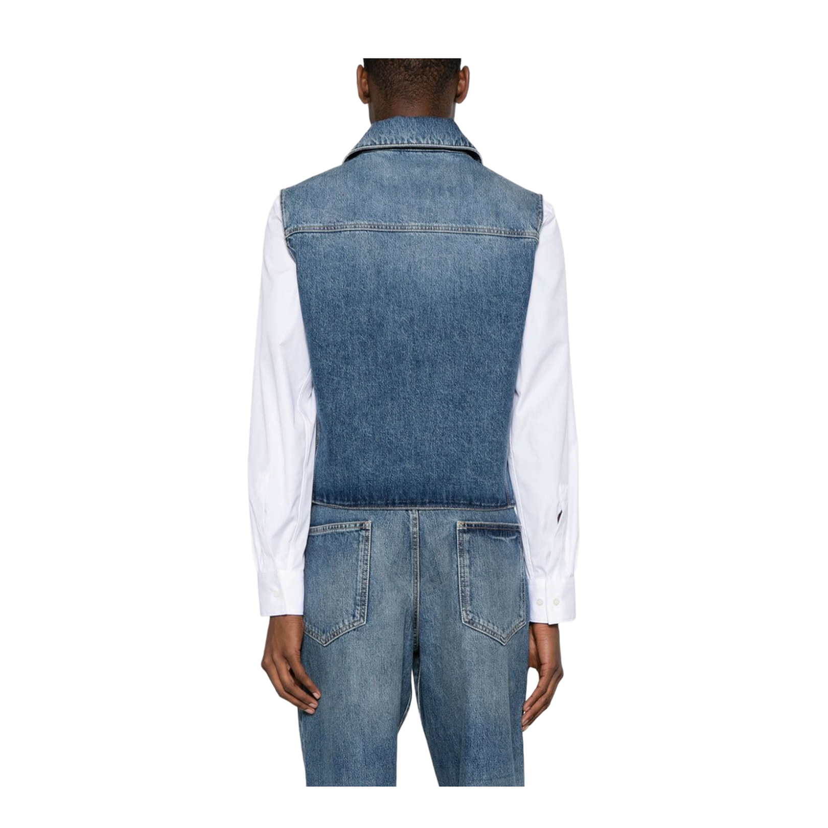 Indigo Blue Denim Vest