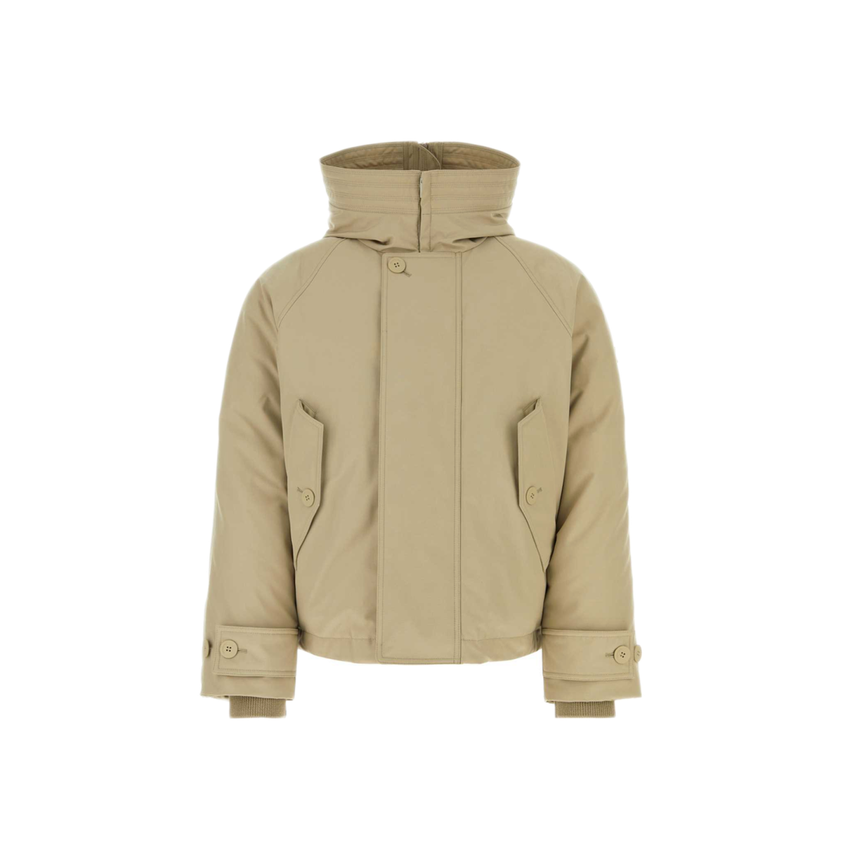 MAYFEYR - Ferragamo - Beige Polyester Blend Padded Jacket - 143632770336SAND