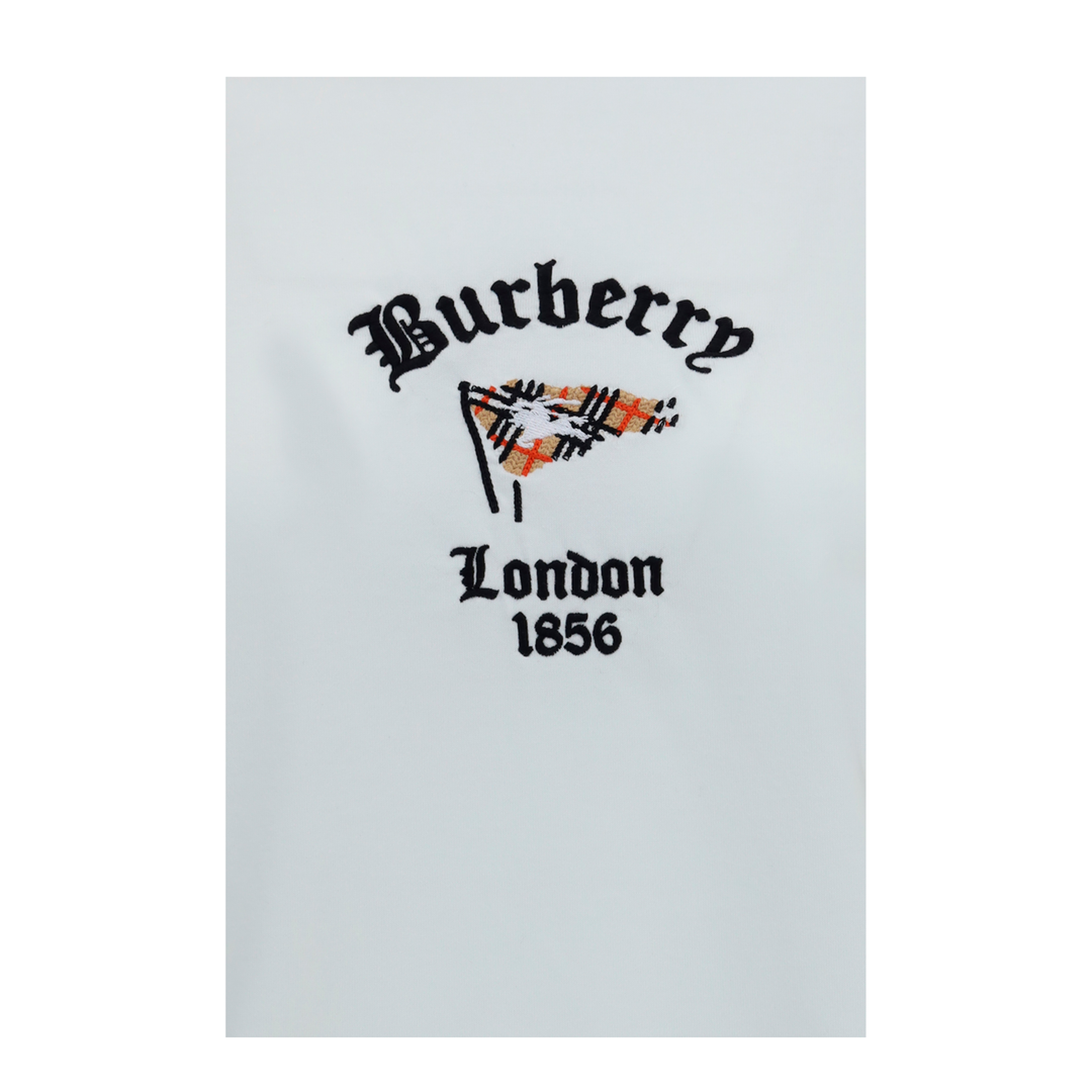 MAYFEYR - Burberry - Cotton T-Shirt With Check Flag - 8128206